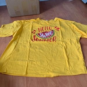 yellow summer shirt
